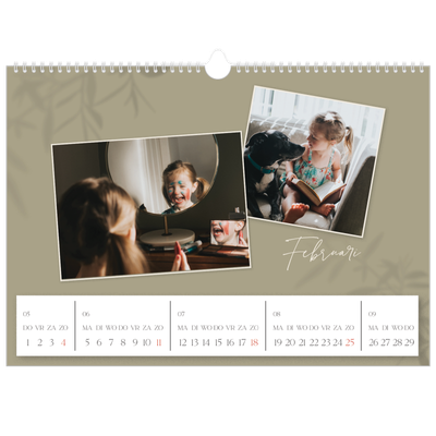 Fotokalender A3 — Warme aardetinten [Februari]