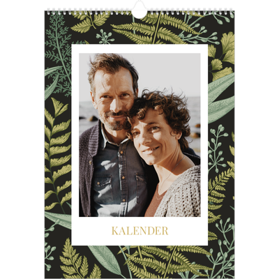 A3 Jaarkalenders — Gebloemd behang [omslag]