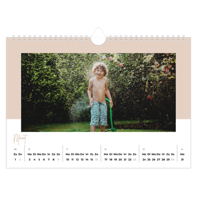 Fotokalender A4 — Aardse frames [Maart]