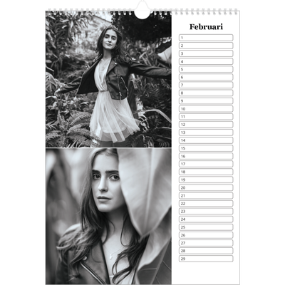 Verjaardagskalenders A3 — Focus [Februari]