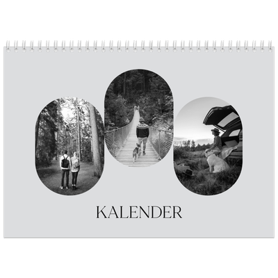 Fotokalender A4 Dubbel (30 x 40 cm) — De open weg [omslag]