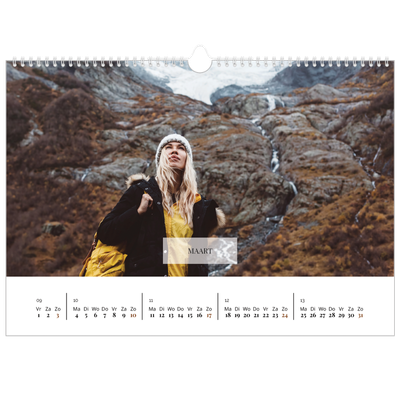 Fotokalender A3 — Klassieke kalender [Maart]