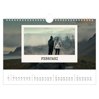 Fotokalender A4 — De portretselectie [Februari]