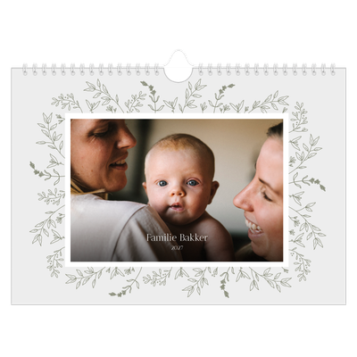 Fotokalender A4 — Hand gemaakte bloemen [omslag]