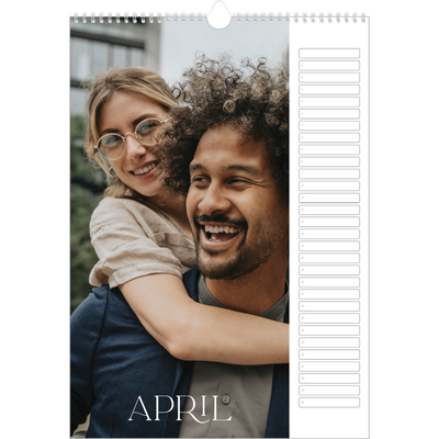 Verjaardagskalenders A3 — Groots [April]