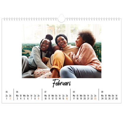 Fotokalender A3 — Dit ben ik [Februari]