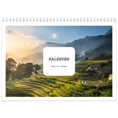 Fotokalender A4 Dubbel (30 x 40 cm) — Het hele verhaal [omslag]