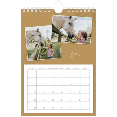 Fotokalender A5 — Warme aardetinten [omslag]