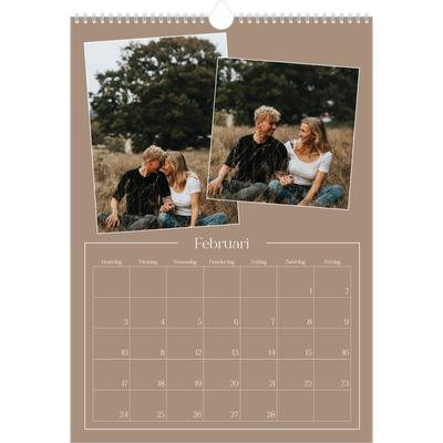 A3 Jaarkalenders — Gemaakte herinneringen [Februari]