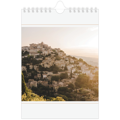 Fotokalender A5 — Goudschrift banner [omslag]