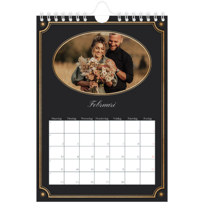 Fotokalender A5 — Klassiek vintage [Februari]