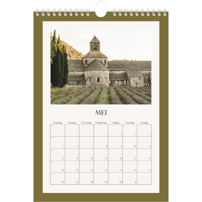 Fotokalender A4 (20 x 30 cm) — Klassieke kleuren [omslag]