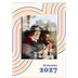 A3 Jaarkalenders — Retro strepen [omslag]