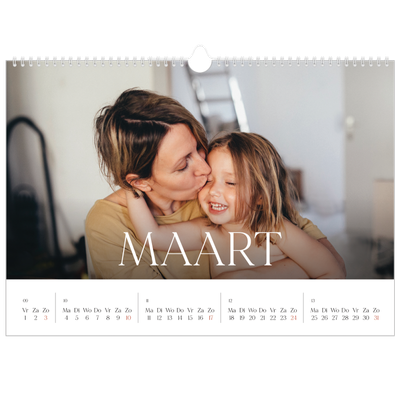Fotokalender A3 — Twaalf grote maanden [Maart]