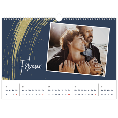 Fotokalender A3 — Goudenpenseel vegen [Februari]