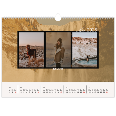 Fotokalender A3 — Zin in avontuur [omslag]