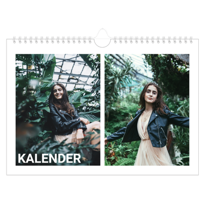 Fotokalender A4 — Grote maandaanduiding [omslag]