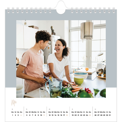 Jaarkalenders vierkant — Aardse frames [omslag]