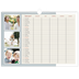 A3 Familieplanners — Aardse tonen - gezinsplanner 5 personen [Januari]