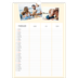 A3 Familieplanners — Modern - gezinsplanner 3 personen [Februari]