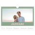Fotokalender A4 — Retro stijl frames [Januari]