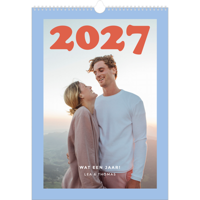 A3 Jaarkalenders — Retro stijl frames [omslag]