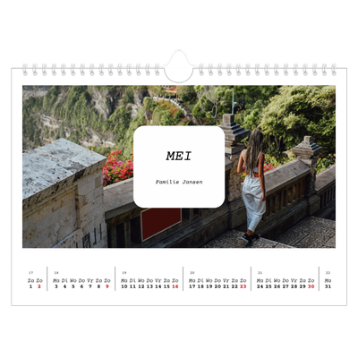 Fotokalender A4 — Het hele verhaal [Mei]