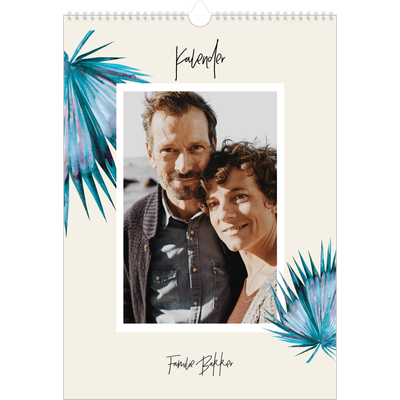 A3 Jaarkalenders — Geverfde bloemen [omslag]