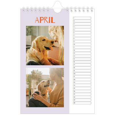 Fotokalender A5 — Vrolijk & Kleurrijk [April]