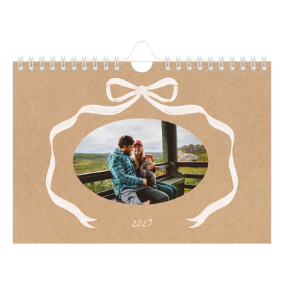 Fotokalender A5 — Kraft en strik [omslag]