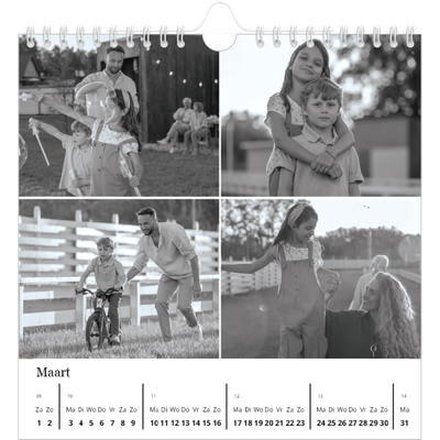 Jaarkalenders vierkant — Focus [Maart]