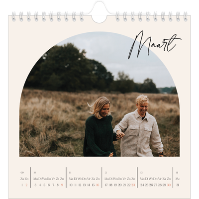 Jaarkalenders vierkant — Boog van herinneringen [Maart]