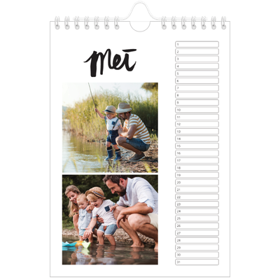Fotokalender A5 — Handgeschreven letters [Mei]