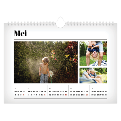 Fotokalender A4 — Vers van de pers [omslag]