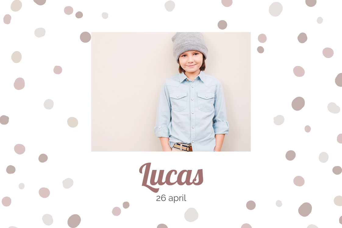 Uitnodigingen — Aquarel confetti