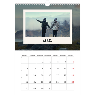 A3 Jaarkalenders — De portretselectie [April]