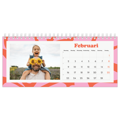 Bureaukalenders — Speelse patronen [Februari]