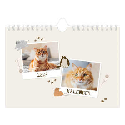 Fotokalender A5 — Speelse kitten [omslag]