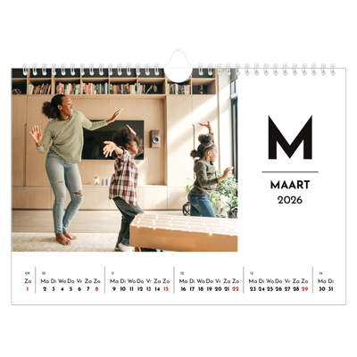 Fotokalender A4 — Schijnwerper effect [Maart]