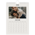 Fotokalender A5 — Simpel ivoor [Januari]