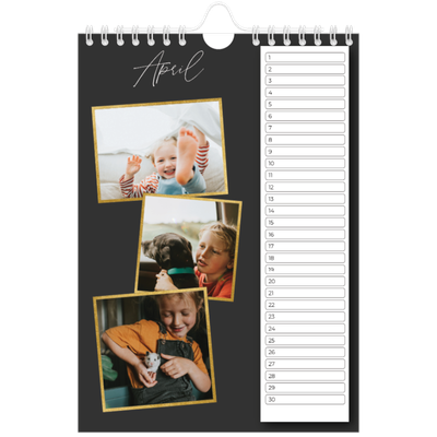Fotokalender A5 — Herinneringen verzamelen [April]