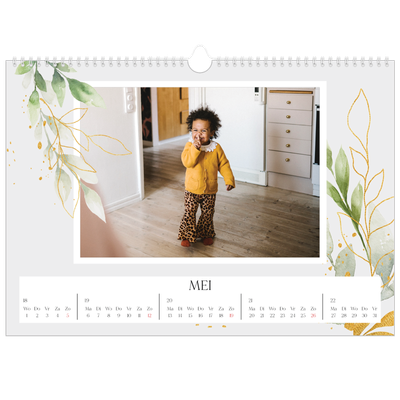 Fotokalender A3 — Bloemen splash [omslag]