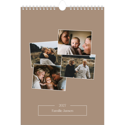 Fotokalender A4 (20 x 30 cm) — Gemaakte herinneringen [omslag]