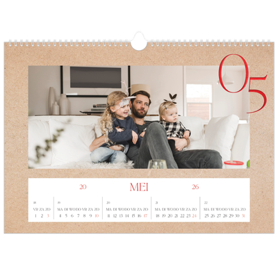 Fotokalender A3 — Rode stippen [omslag]