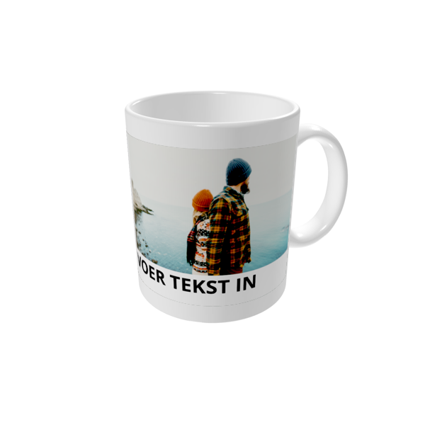 Mok bedrukken — Witte randen