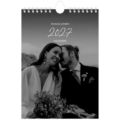 Fotokalender A5 — Elegant schrift [omslag]