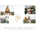 Fotokalender A3 — Goudkleurige letters [April]