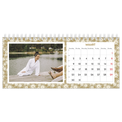 Bureaukalenders — In volle bloei [Maart]