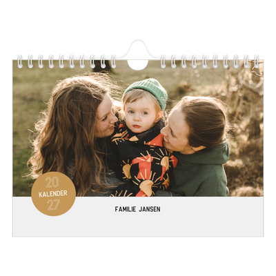 Fotokalender A5 — Fotosticker [omslag]