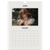A3 Jaarkalenders — Simpel ivoor [Maart]